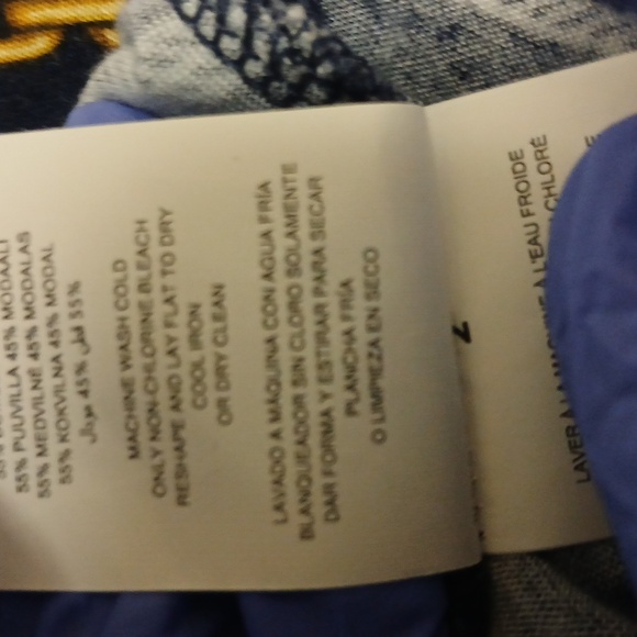 MICHAEL KORS Chain And Links 3/4 Sleeve Top, Size L - Picture 9 of 9